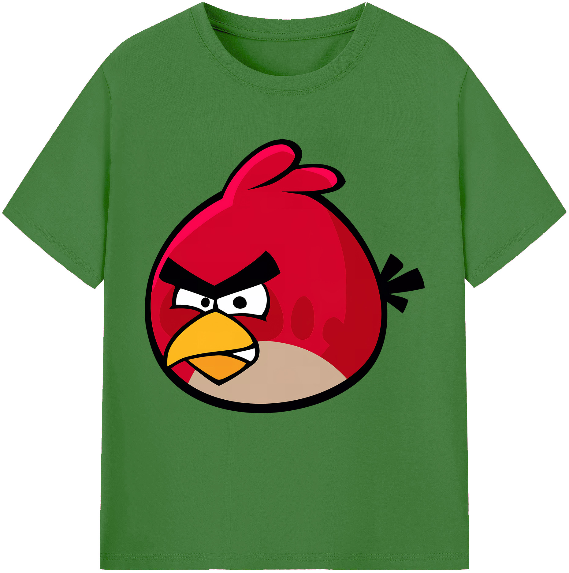 （画像用） Angry Birds アングリーバード レディースカジュアルプリントTシャツ（綿100％）